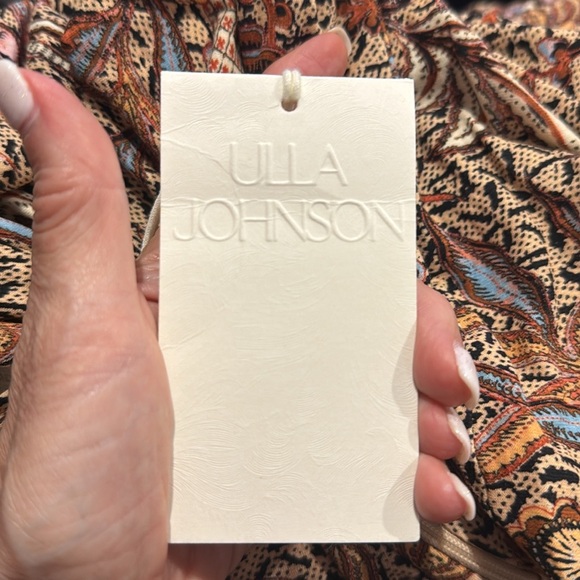 NWT Ulla Johnson Wheat Flower Marcella Midi Halter Dress Sz 10 $590 - Picture 10 of 11